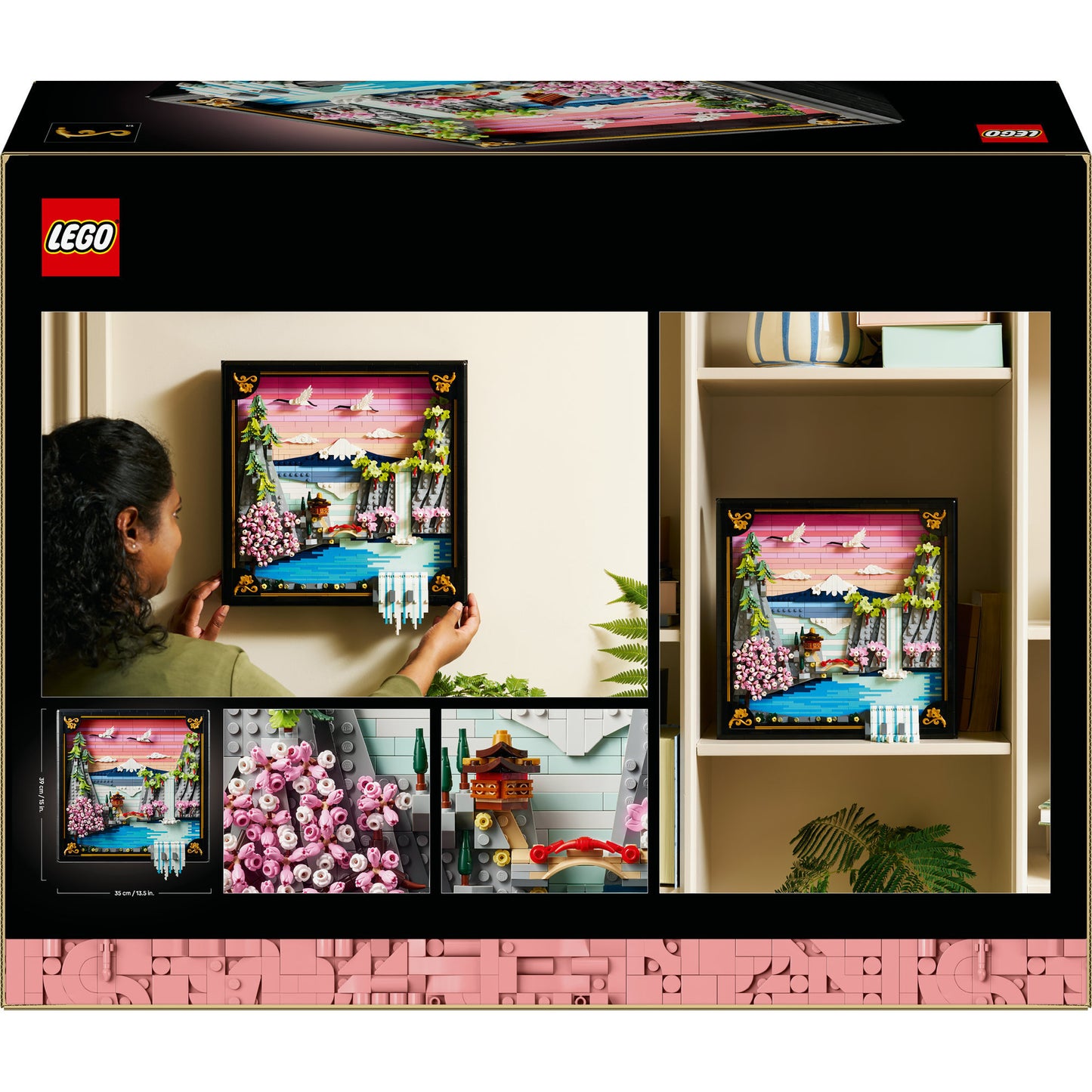 LEGO art - landschap met japanse kersenbloesems constructiespeelgoed (31218)