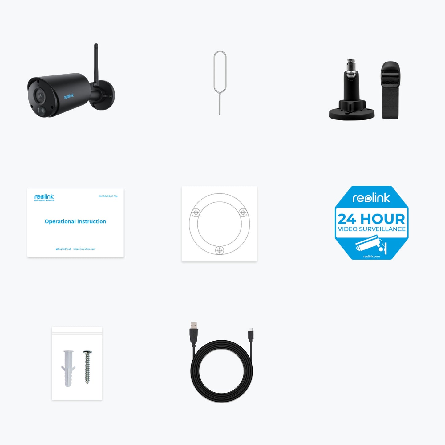 Reolink B320-B beveiligingscamera (Zwart)