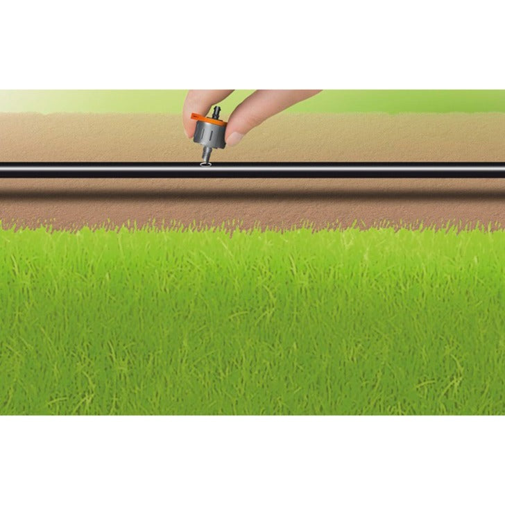 GARDENA 'profi' maxi-flow system aansluitset aansluiting (zwart oranje, 1505-23)