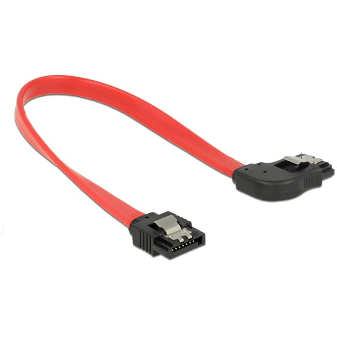 DeLOCK sata 6 gb s, rechtse hoek kabel (rood, 0,2 meter)