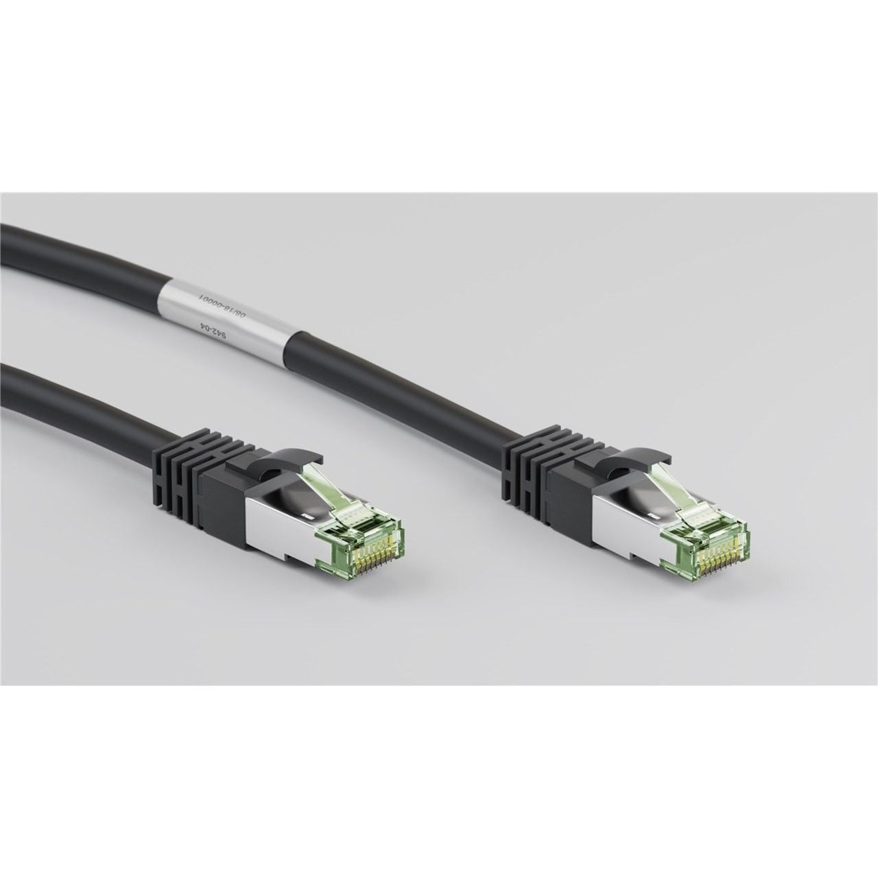 Goobay patchkabel cat.8.1 s ftp (zwart, 0,5 meter)