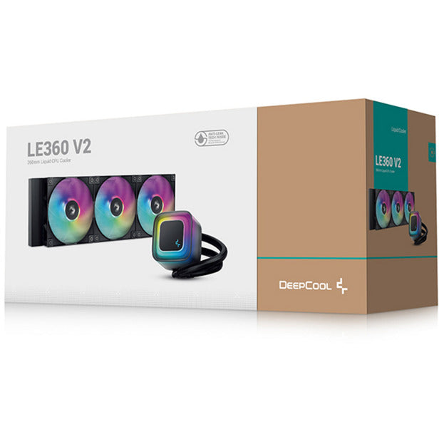 DeepCool le360 v2 waterkoeling (zwart)