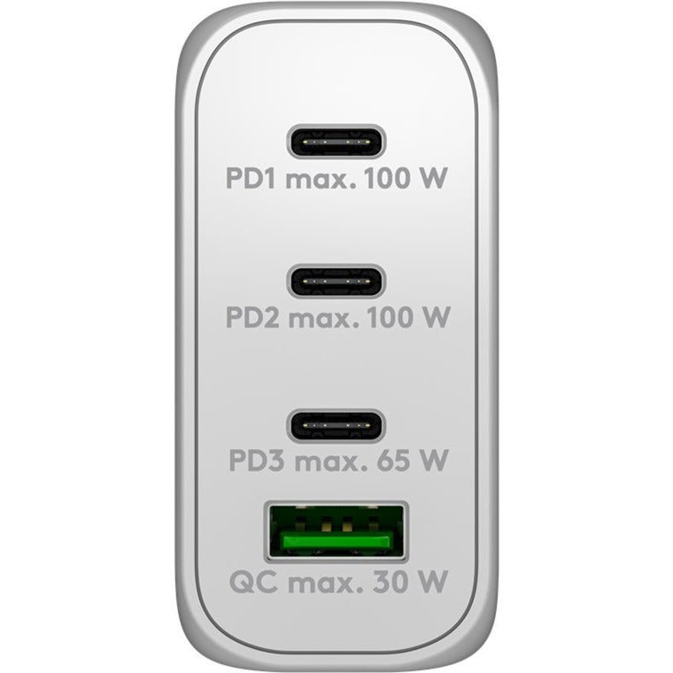 Goobay usb-c pd multiport quick charger (100 w) (wit)