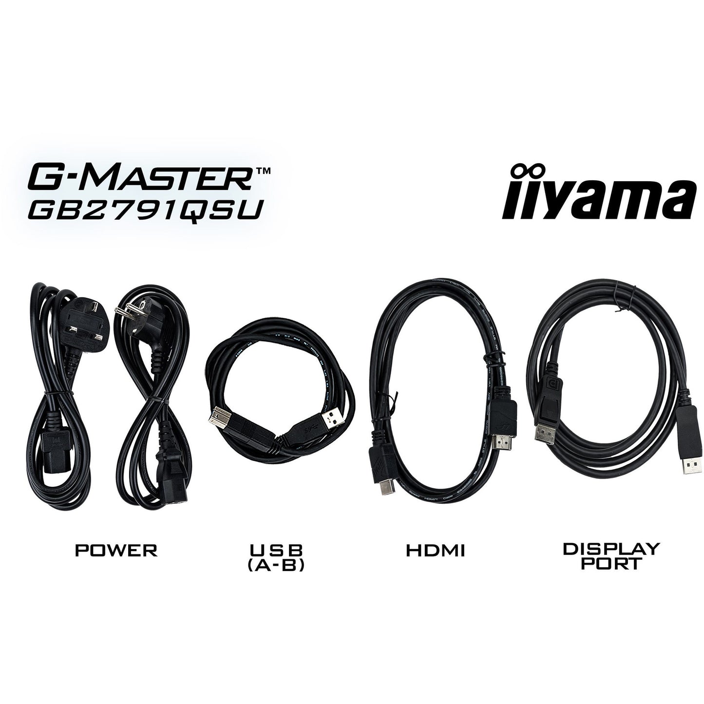Iiyama g-master gold phoenix gb2791qsu-b1 27 gaming monitor (zwart (mat), 320 hz, hdmi, displayport, usb, audio)