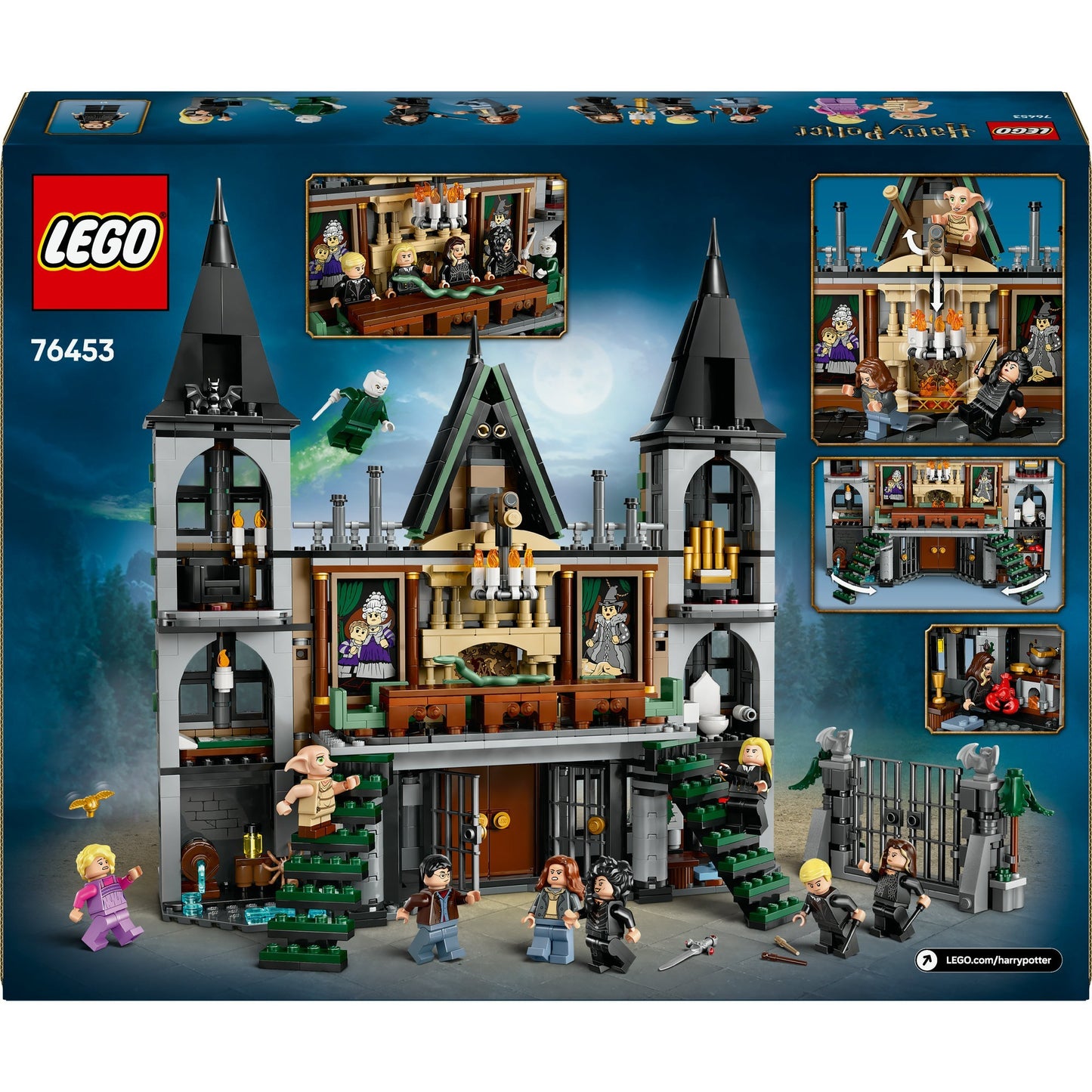 LEGO harry potter - villa malfidus constructiespeelgoed (76453)