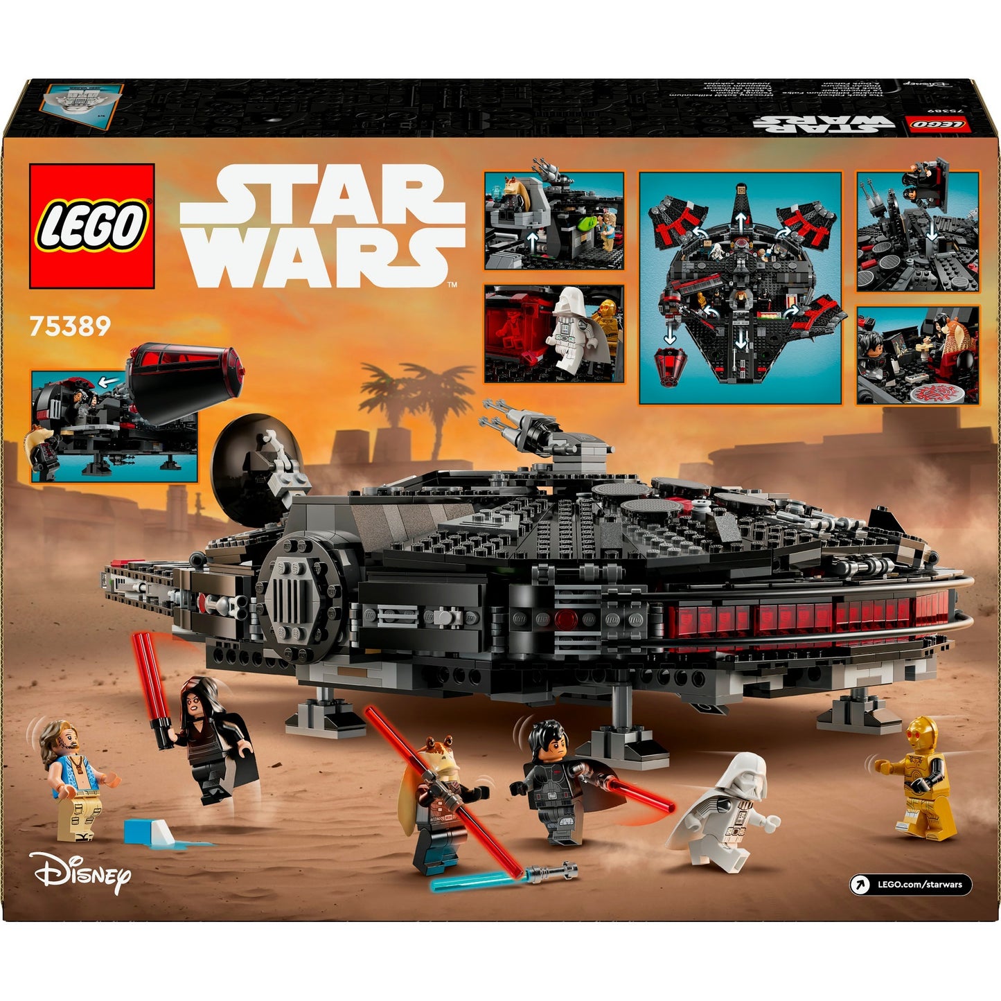 LEGO star wars - dark falcon constructiespeelgoed (75389)