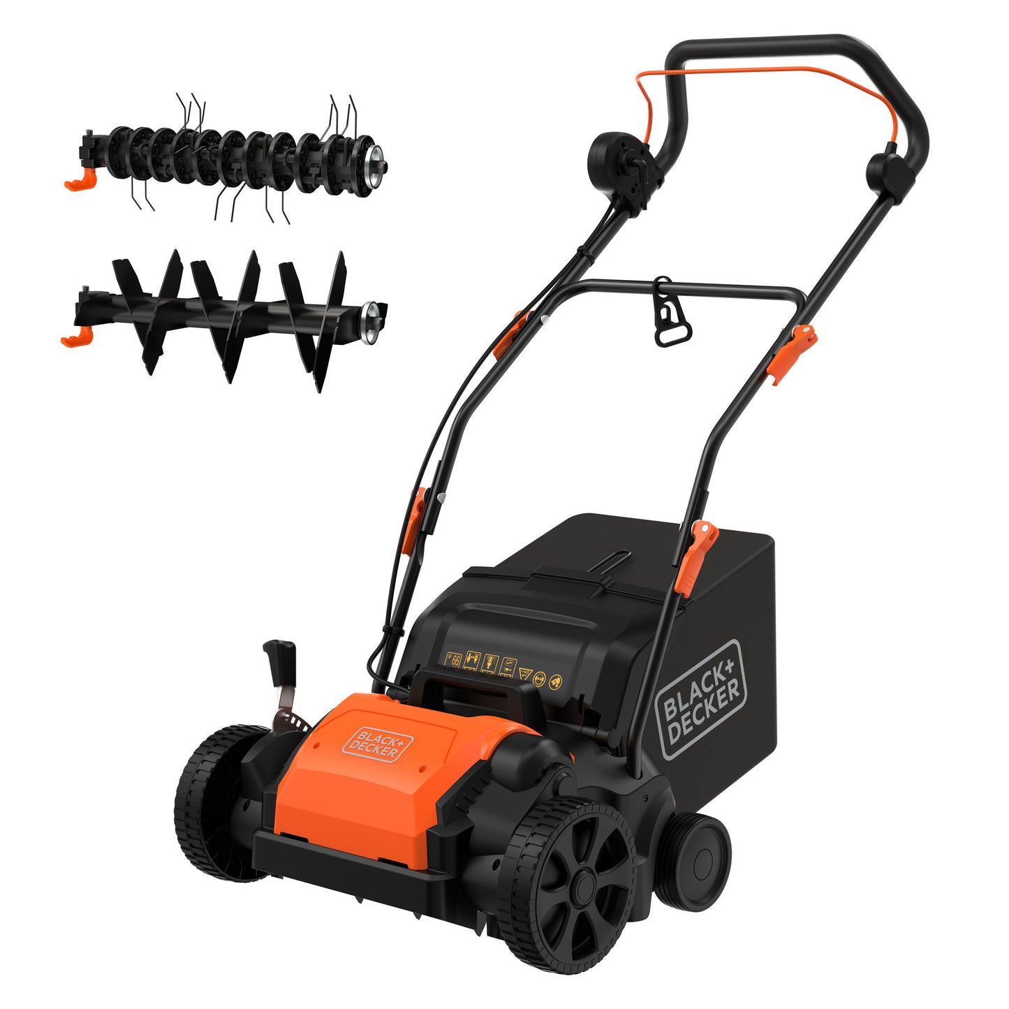 BLACK+DECKER beoep320-qs 1200w 30cm verticuteerder (zwart oranje)