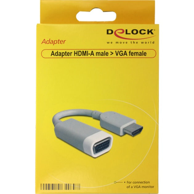 DeLOCK hdmi a > vga adapter (grijs, 0,15 meter)