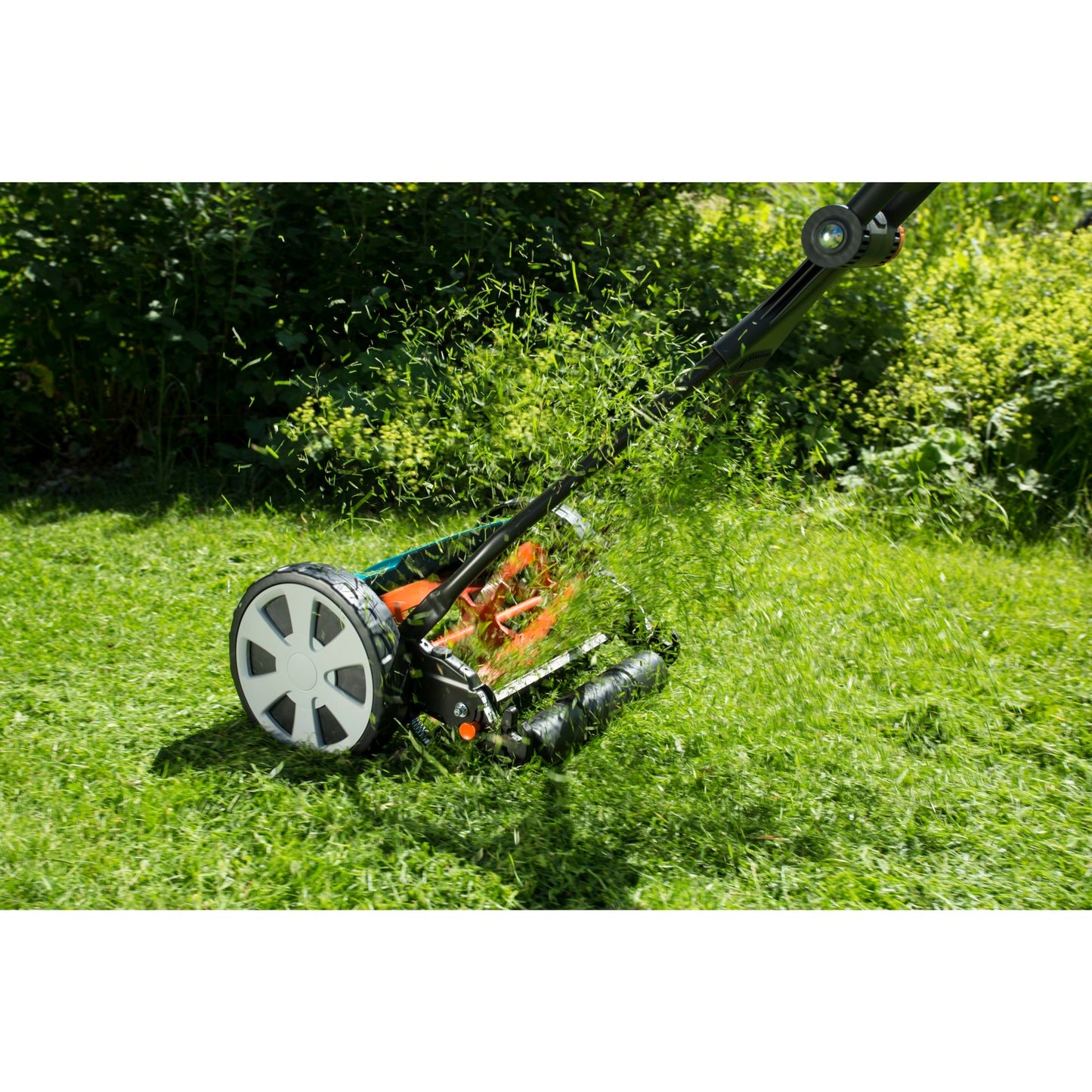 GARDENA classic kooimesmaaier 330 kooimaaier (zwart turquoise, 4027-20)