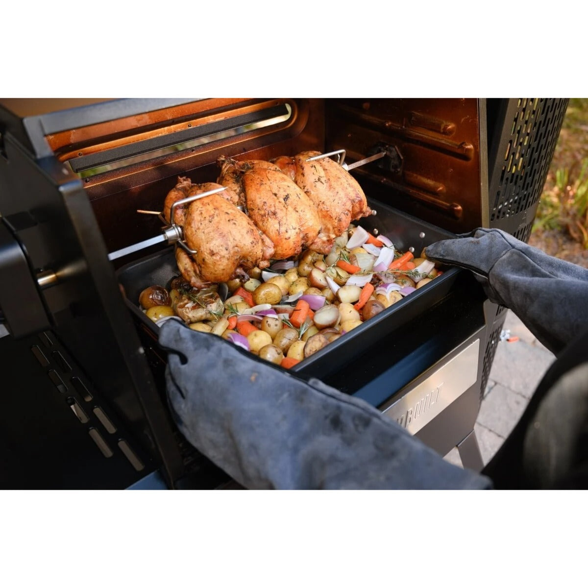 Masterbuilt gravity series rotisserie kit (roestvrij staal zwart)