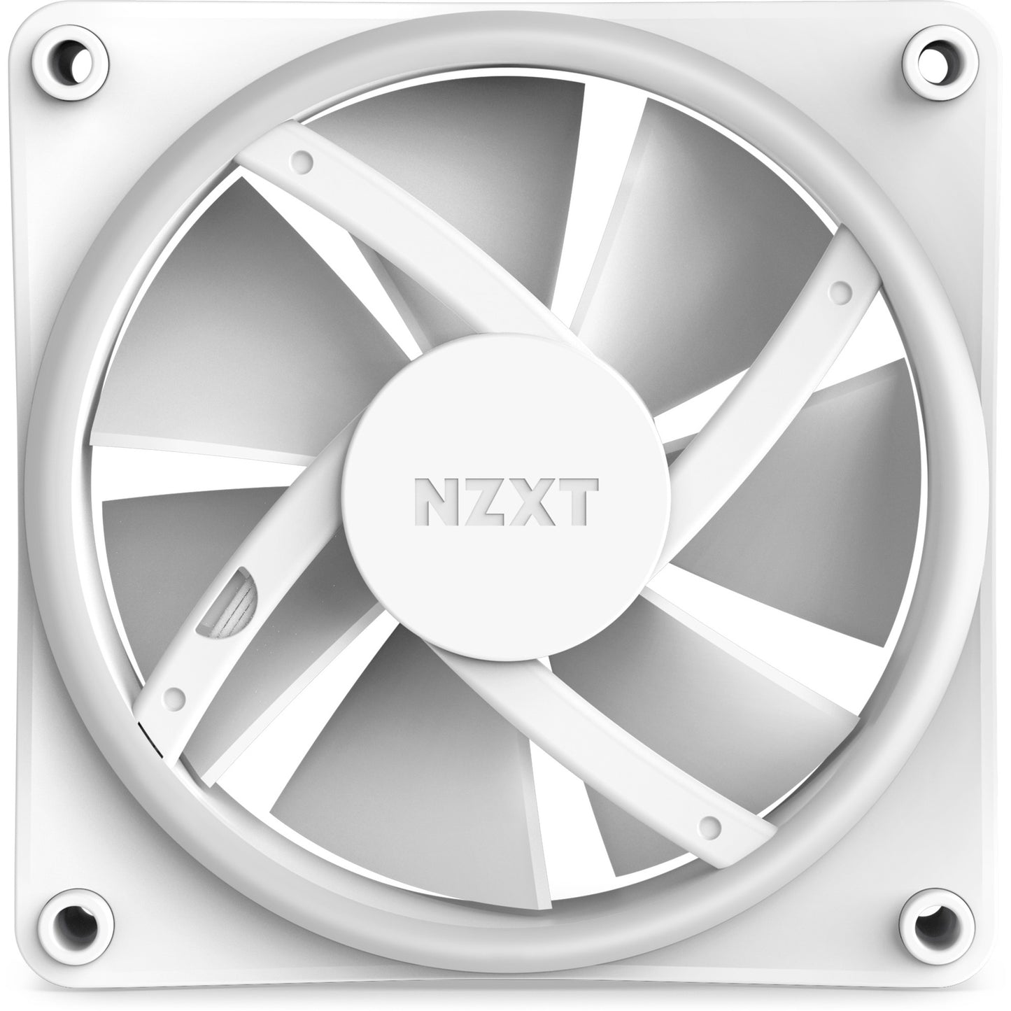 NZXT f120 rgb duo case fan (wit, 120 x 120 x 25 mm, pwm, zonder controller)