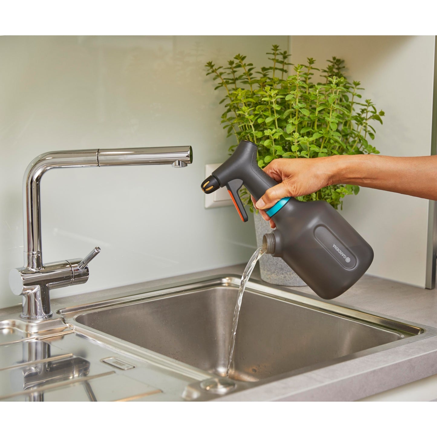 GARDENA plantenspuit 1 l (grijs, 11112-20)