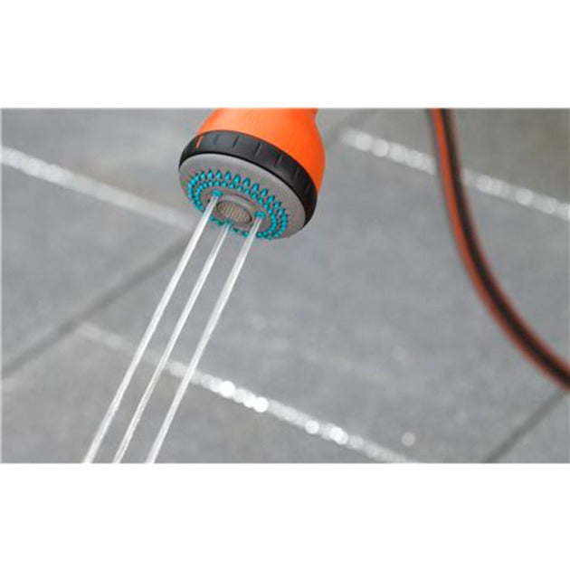 GARDENA classic multifunctionele broes (grijs oranje, 18313-20)
