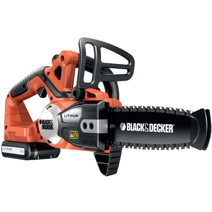 BLACK+DECKER gkc1820l20 accu elektrische kettingzaag (oranje zwart, accu inbegrepen)