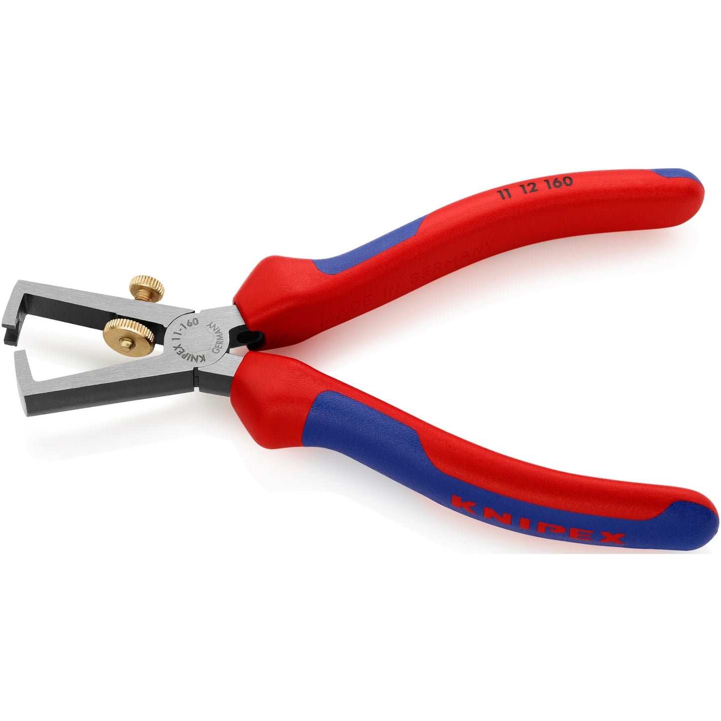 KNIPEX afstriptang gepolijst comfort 160 mm (rood blauw)