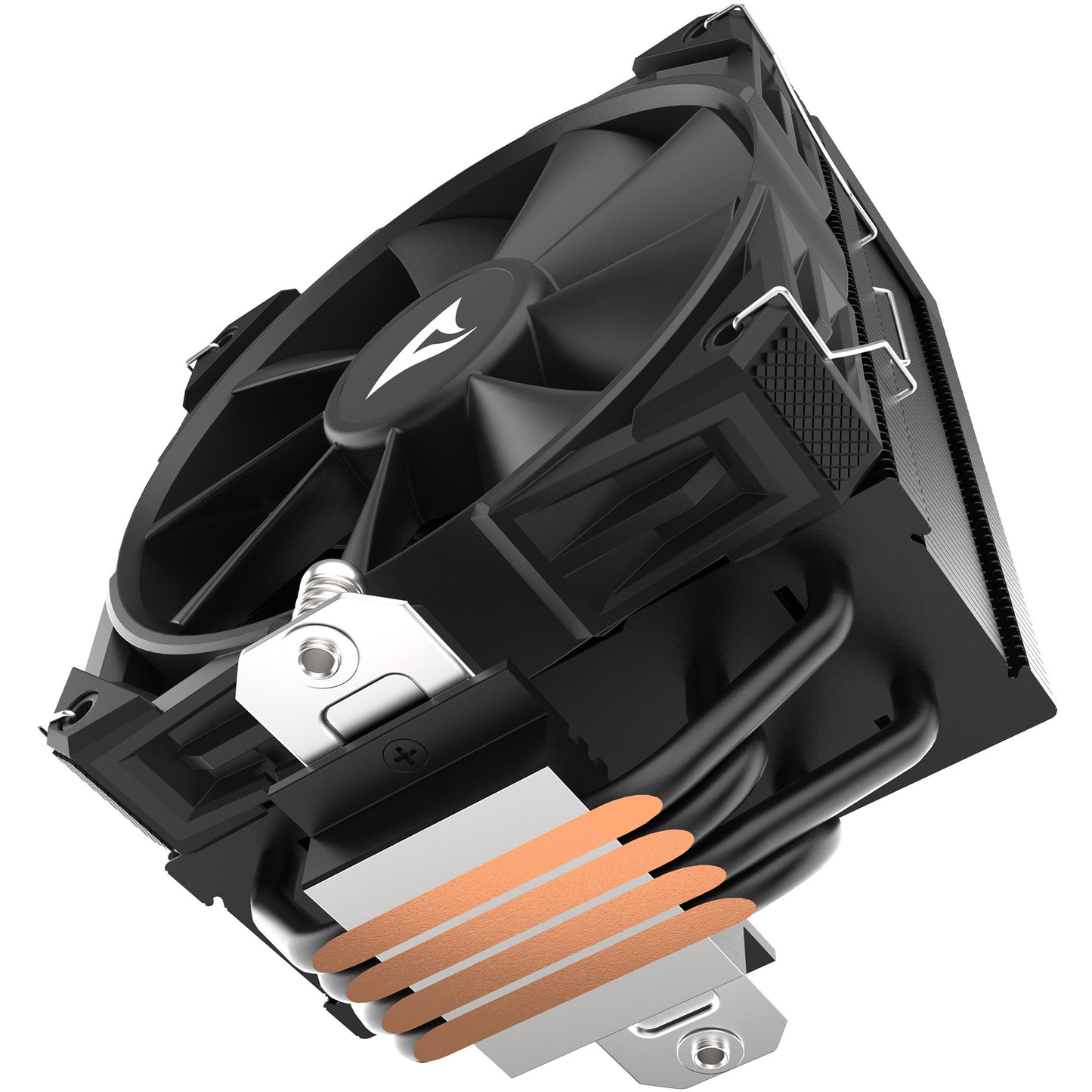 Sharkoon a40 cpu-koeler (zwart, 4-pins pwm fan-connector)