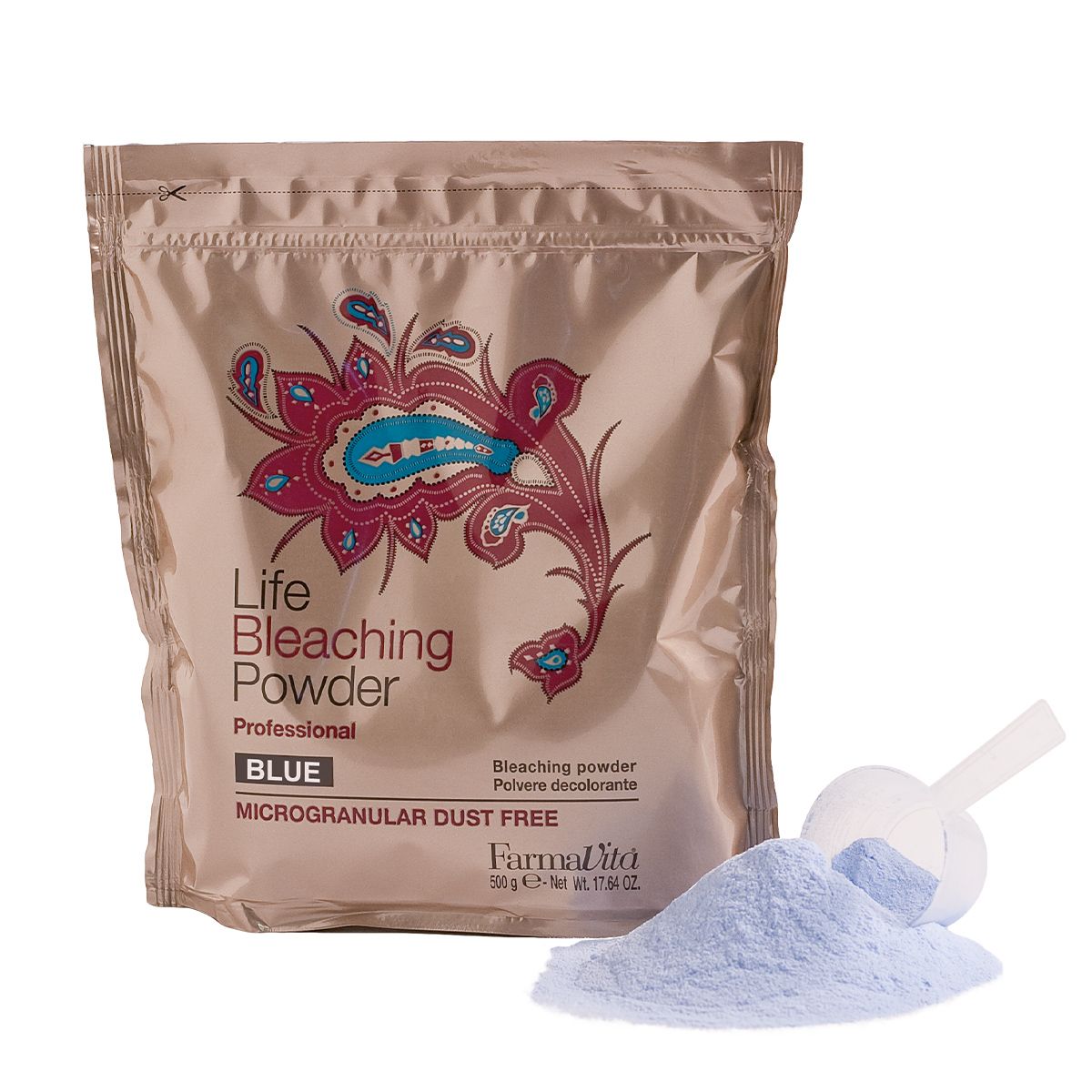FarmaVita life blondeerpoeder stuifvrij blauw 500gr