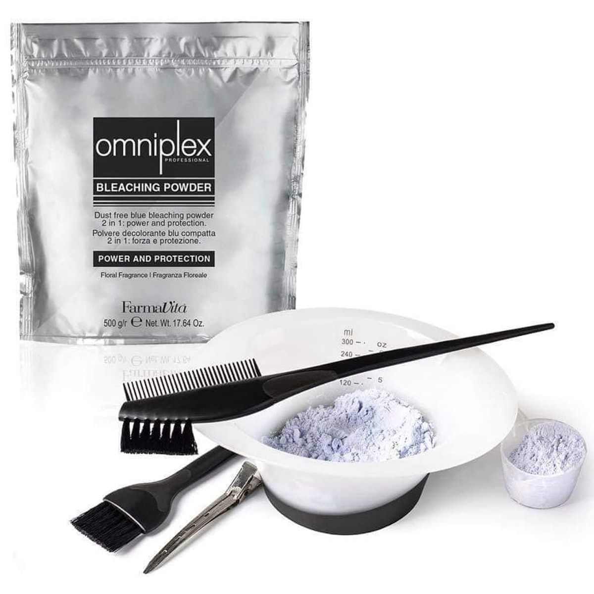 FarmaVita omniplex professional blondeerpoeder blauw 500gr