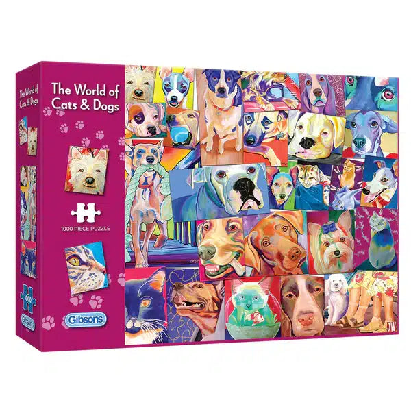 Gibsons Gibson puzzel wereld van katten en honden