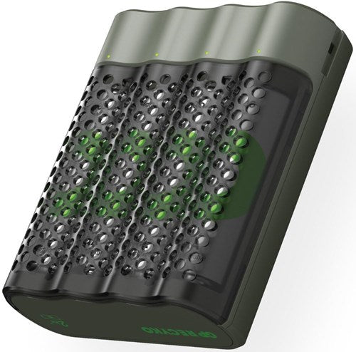 GP batterijlader usb 2h met 4x2600ma aa batterij - 3503070