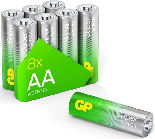 GP 8-multipack aa batterij alkaline lr06 15a - 3012260