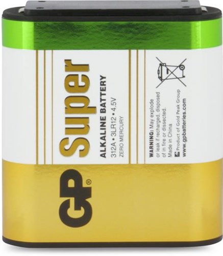 GP super alkaline 4,5v plat 3lr12 312a 3012430
