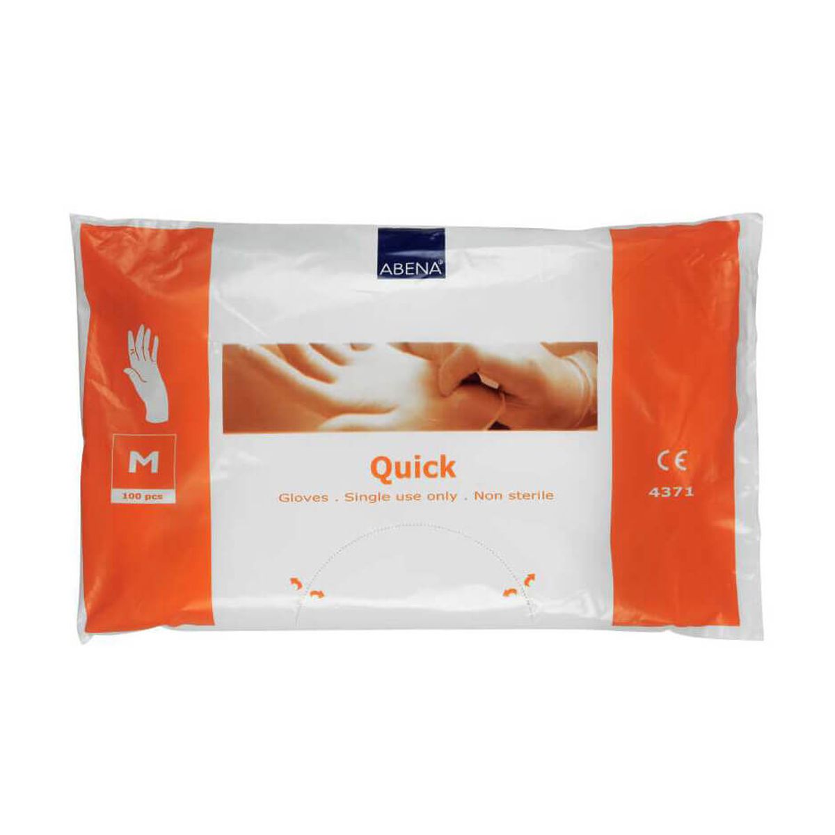 Abena quick wegwerp handschoenen 100st. medium