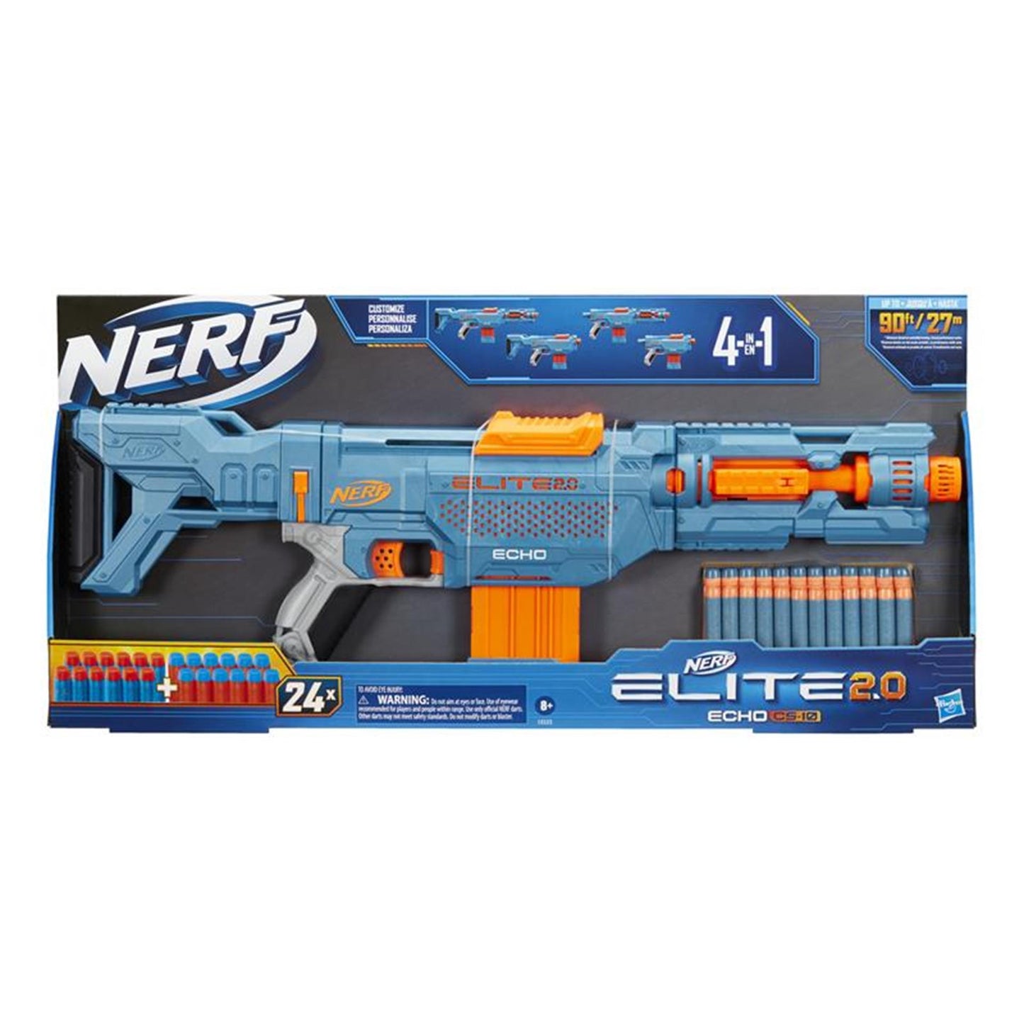 Nerf Hasbro elite 2.0 echo cs 10