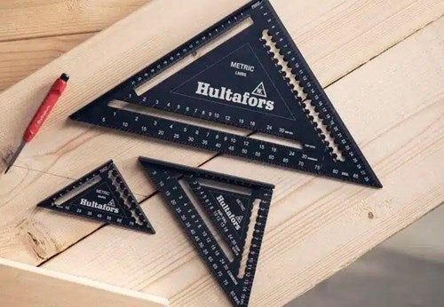 Hultafors rafter square 0-90 graden 18 cm - hu257010 - hu257010