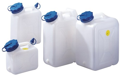 Hünersdorff Hunersdorff jerrycans met wijde hals | 11 l hd-pe met extra tuit | h426xb264xd132 mm | 1 stuk - 818110 - 818110