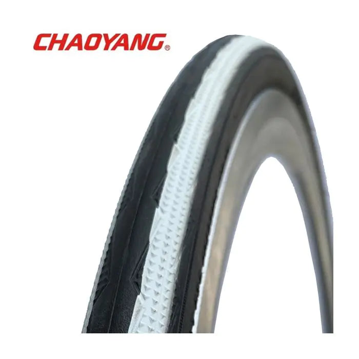CHAOYANG 25-622 speed shark zwart-wit draad met sharkskin anti-lek w311137