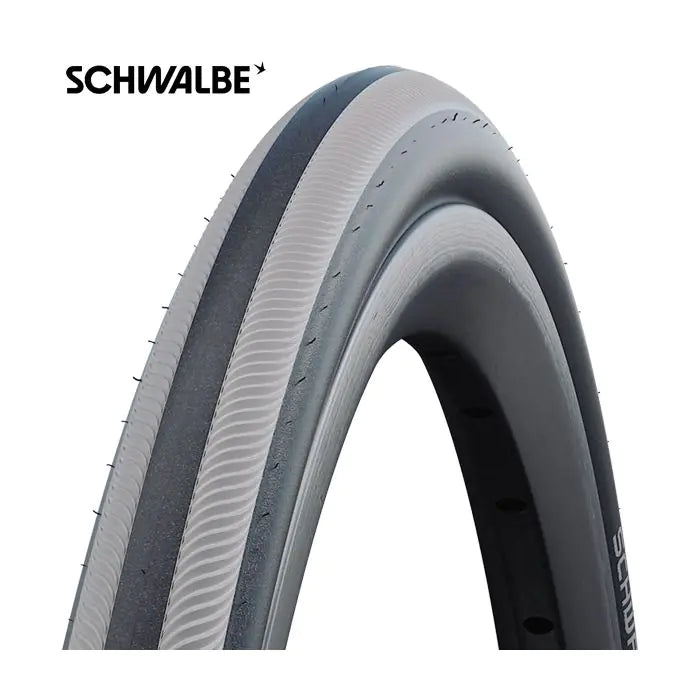 SCHWALBE 22x1.00 (25-489) rightrun rolstoel zwart-grijs draad 10275387.01