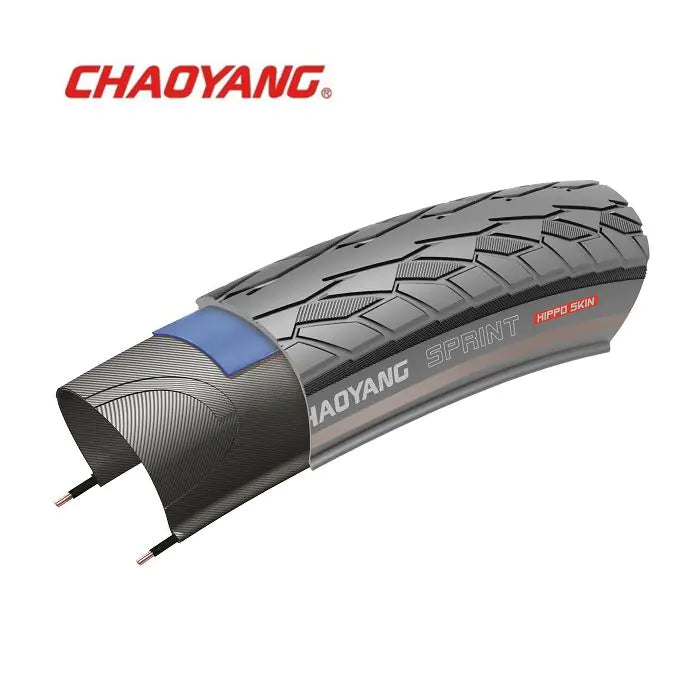 CHAOYANG 28x1 5 8x1 3 8 (37-622) sprint grijs reflex draad met 1.5 mm kevlar-floc anti-lek w211189