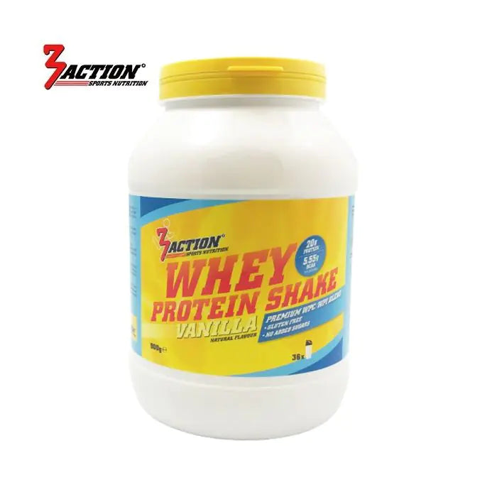 3ACTION Whey protein shake vanille 900 gram 1201000150