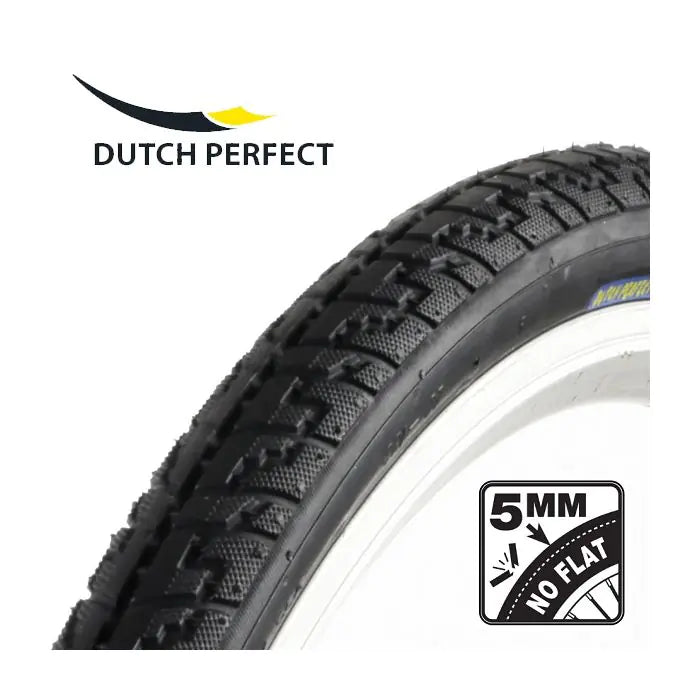 DUTCH PERFECT 28x1 1 2 (40-635) no flat zwart reflex draad