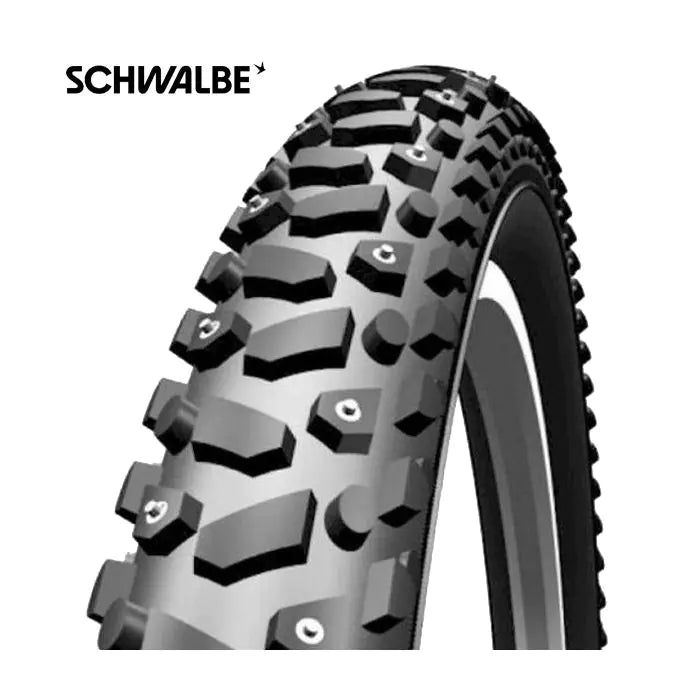SCHWALBE 26x1.90 (50-559) snow stud zwart reflex draad 11132223
