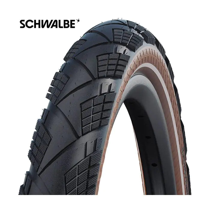 SCHWALBE 27,5x2.35 (60-584) marathon efficiency superrace v-guard zwart transp. reflex vouw 11654424
