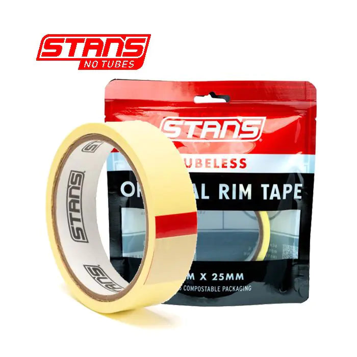 STANS NOTUBES Velglint yellowtape 25 mm breed rol 10 meter as0316