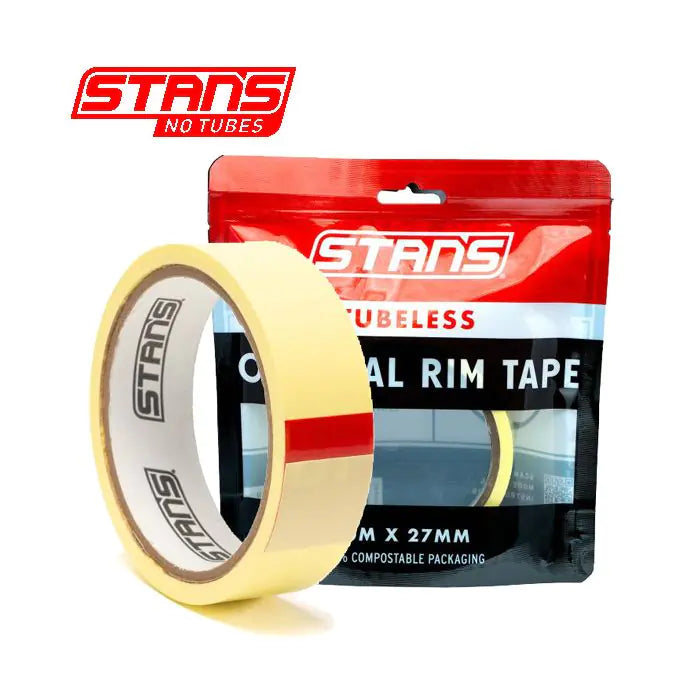 STANS NOTUBES Velglint yellowtape 27 mm breed rol 10 meter as0317