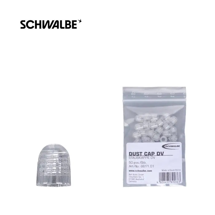 SCHWALBE Ventiel stofdop dv transparant ds a 50