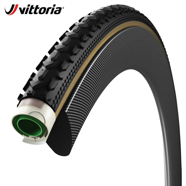 VITTORIA Tube 33-622 terreno mix met grafeen g+ zwart transparant