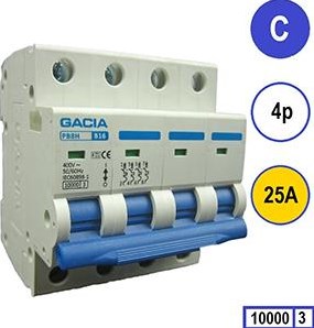 Enzo Installatieautomaat 25a c kar 4p gacia - 4517825