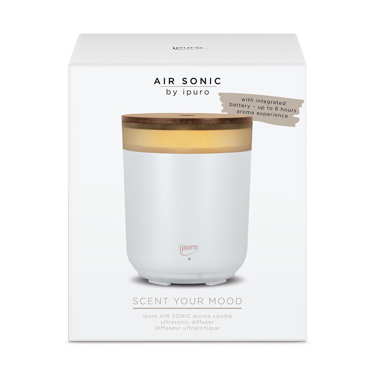 IPuro air sonic aroma kaars wit
