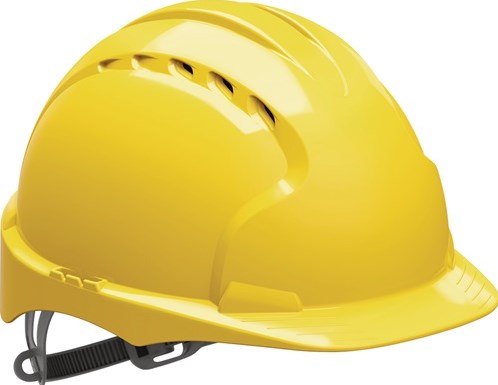 JSP veiligheidshelm | geel | hdpe | en 397 | 1 stuk - ajf030-000-200 - ajf030-000-200