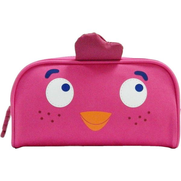 Jim Jam Etui met vogelopdruk om al je schoolspullen in mee te nemen