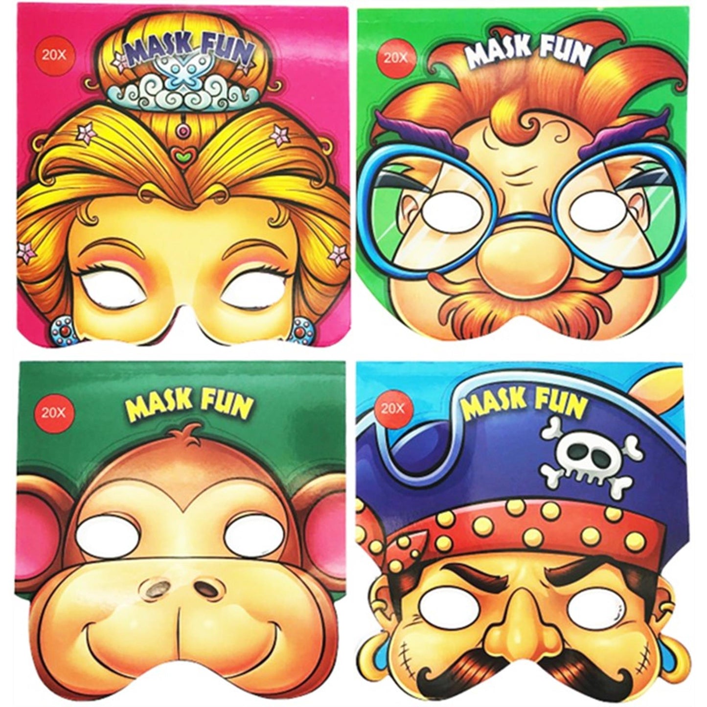 Toi-Toys Toi toys kleur je eigen fun masker