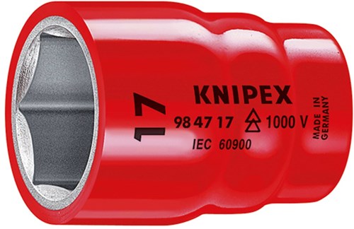 Knipex dop voor ratel 1 2 - 24 mm vde - 98 47 24