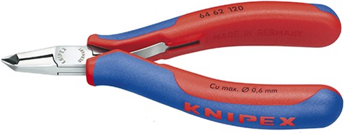 Knipex elektronica-voorsnijtang met meer-componentengrepen 120 mm - 6462120