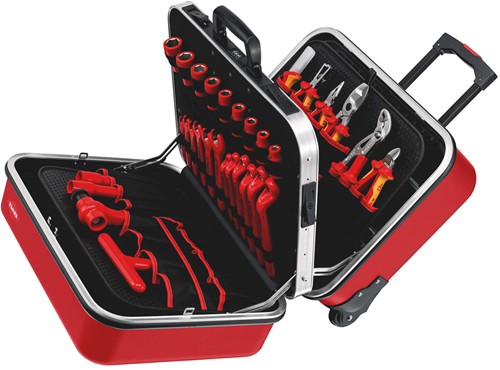 Knipex gereedschapskoffer big twin move red elektrotechniek - 98 99 15