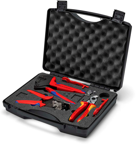 Knipex gereedschapskoffer voor fotovoltaïek | voor solar connectors mc4 (multi-contact) | 7-delig - 97 91 04 v01
